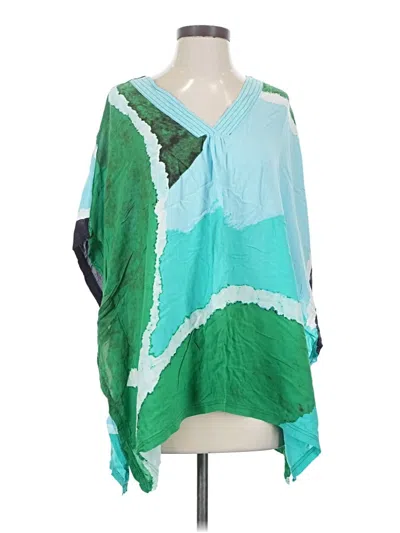 Pre-owned Chico's Kimono In Green
