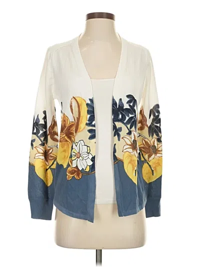 Pre-owned Chico's Kimono In Ivory