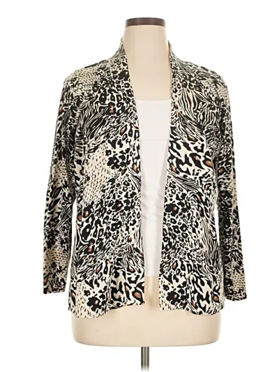 Pre-owned Chico's Kimono In Ivory