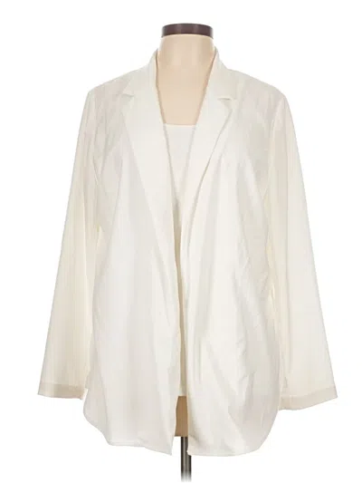 Pre-owned Chico's Kimono In Ivory