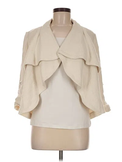 Pre-owned Chico's Kimono In Ivory
