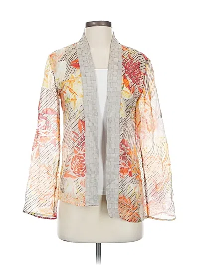 Pre-owned Chico's Kimono In Orange