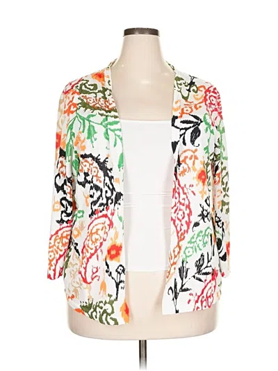 Pre-owned Chico's Kimono In Orange