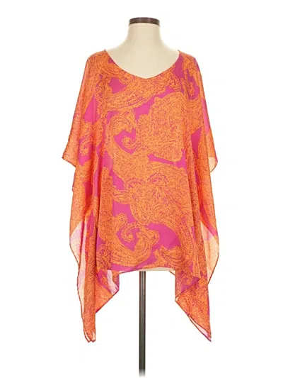 Pre-owned Chico's Kimono In Orange
