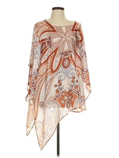 Pre-owned Chico's Kimono In Orange