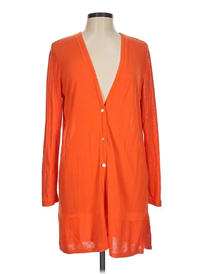 Pre-owned Chico's Kimono In Orange