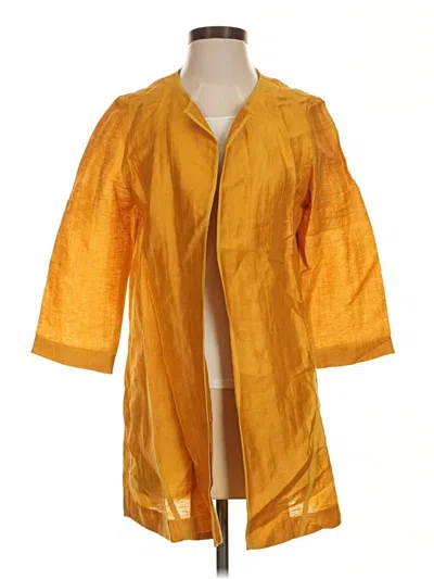 Pre-owned Chico's Kimono In Orange