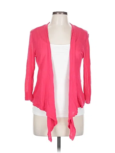 Pre-owned Chico's Kimono In Pink