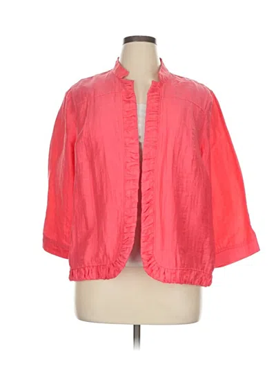 Pre-owned Chico's Kimono In Pink