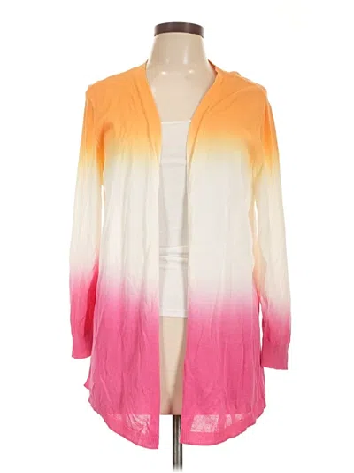 Pre-owned Chico's Kimono In Pink