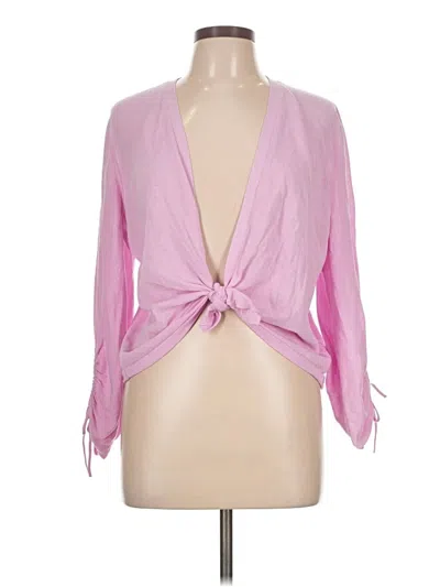 Pre-owned Chico's Kimono In Pink