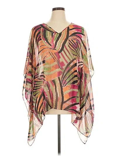 Pre-owned Chico's Kimono In Pink