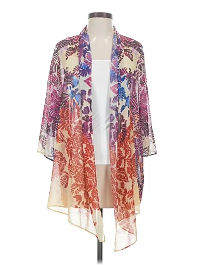Pre-owned Chico's Kimono In Purple