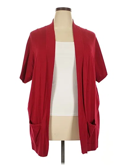 Pre-owned Chico's Kimono In Red