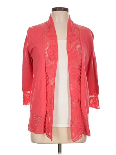 Pre-owned Chico's Kimono In Red