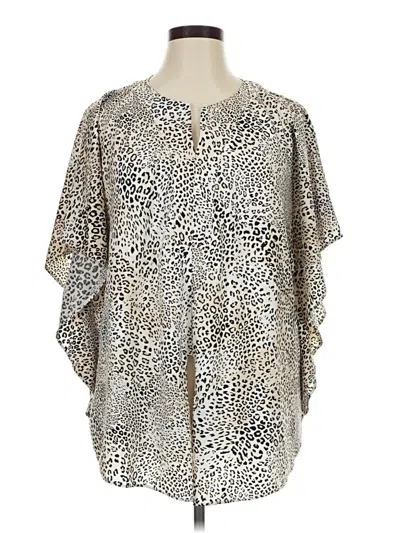 Pre-owned Chico's Kimono In Silver