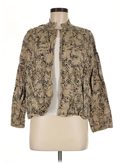Pre-owned Chico's Kimono In Tan