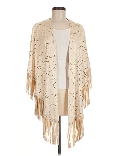 Pre-owned Chico's Kimono In Tan