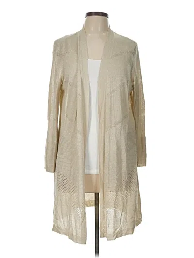 Pre-owned Chico's Kimono In Tan