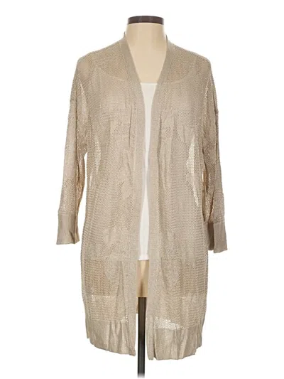 Pre-owned Chico's Kimono In Tan