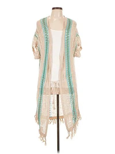 Pre-owned Chico's Kimono In Teal