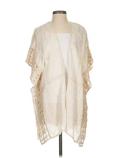 Pre-owned Chico's Kimono In White