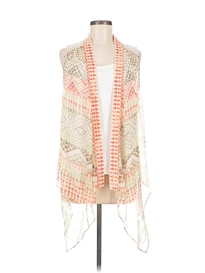 Pre-owned Chico's Kimono In White