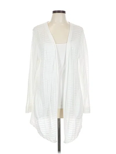Pre-owned Chico's Kimono In White