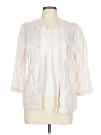 Pre-owned Chico's Kimono In White