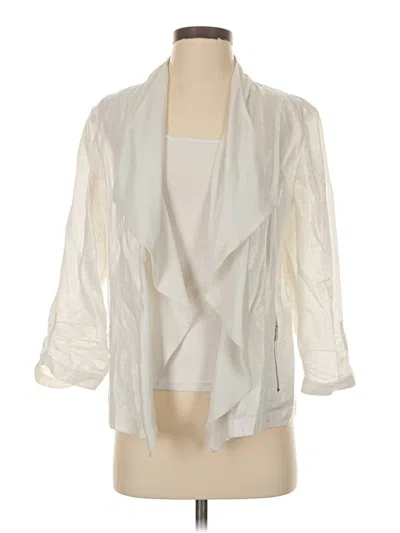 Pre-owned Chico's Kimono In White