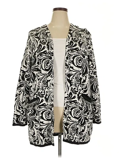 Pre-owned Chico's Kimono In White