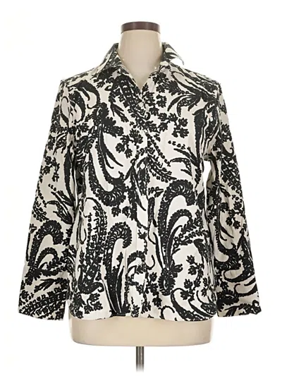 Pre-owned Chico's Kimono In White