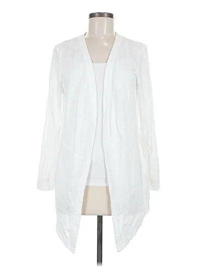 Pre-owned Chico's Kimono In White