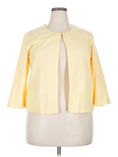 Pre-owned Chico's Kimono In Yellow