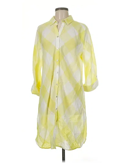 Pre-owned Chico's Kimono In Yellow