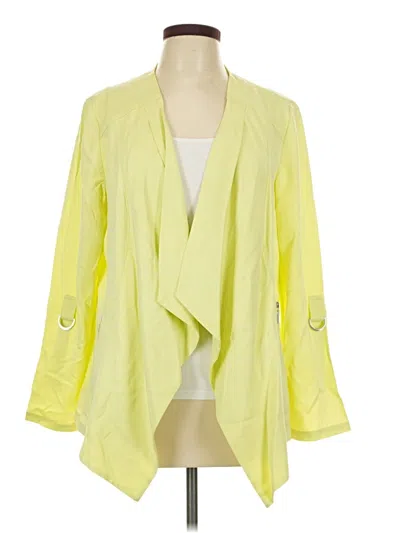 Pre-owned Chico's Kimono In Yellow