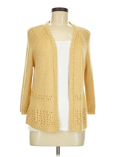 Pre-owned Chico's Kimono In Yellow