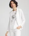 Chico's Knit Blazer In White Size Small |  In White