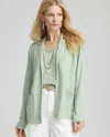 Chico's Knit Blazer In Moroccan Mint Size Xxl |  In Moroccan Mint