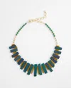 Chico's Lapis Lazuli Bib Necklace |  In Blue/yellow