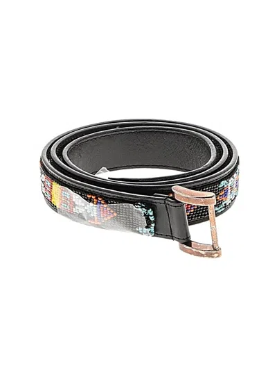 Pre-owned Chico's Leather Belt In Black