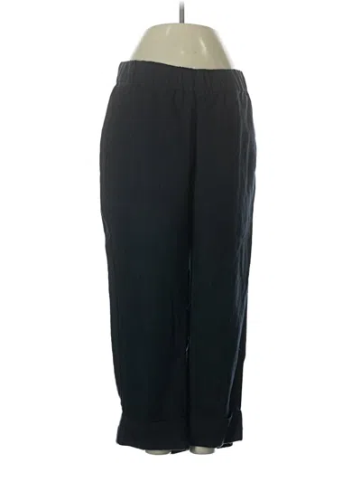 Pre-owned Chico's Linen Pants In Black