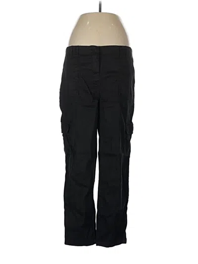 Pre-owned Chico's Linen Pants In Black