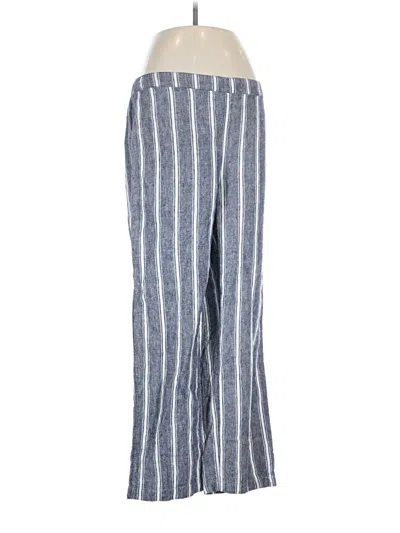 Pre-owned Chico's Linen Pants In Blue