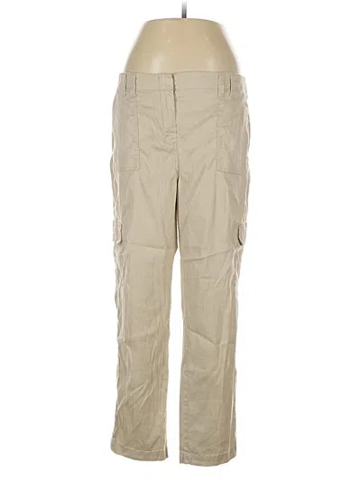 Pre-owned Chico's Linen Pants In Brown