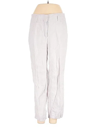 Pre-owned Chico's Linen Pants In Gray