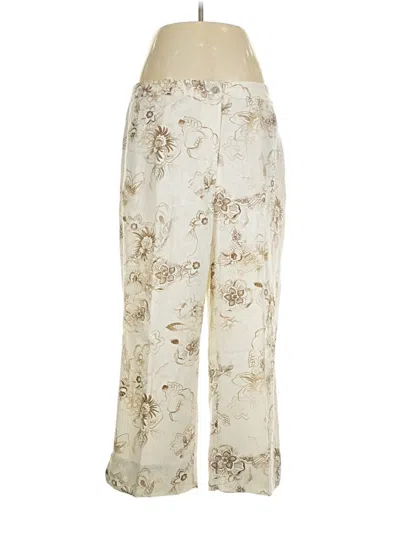 Pre-owned Chico's Linen Pants In Ivory