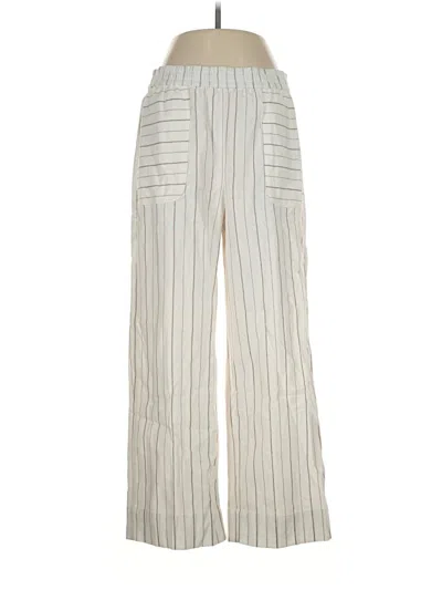 Pre-owned Chico's Linen Pants In Ivory