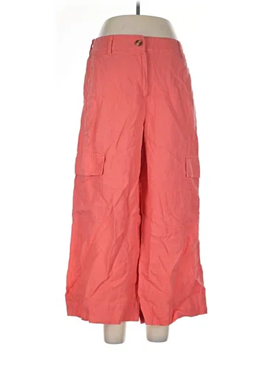 Pre-owned Chico's Linen Pants In Red