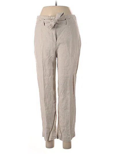 Pre-owned Chico's Linen Pants In Tan